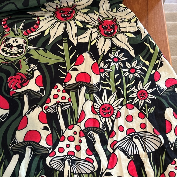 Dangerfield Who Are You Border Print Skirt - Picture 6 of 8